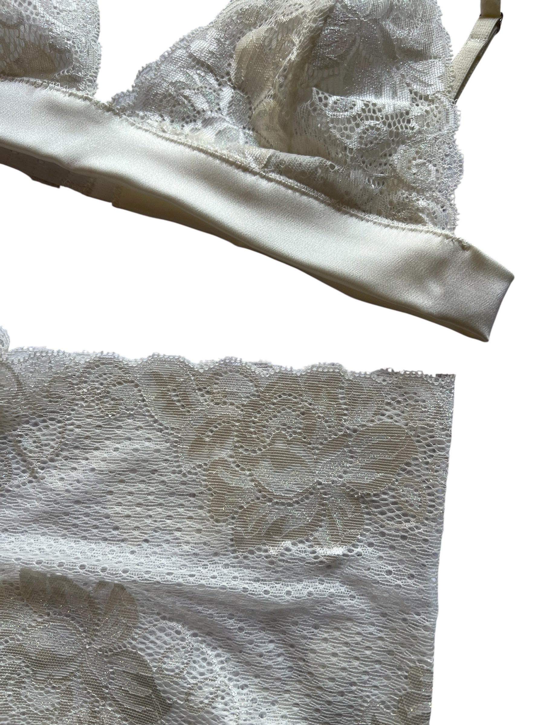 Set Bralette & Panties - White