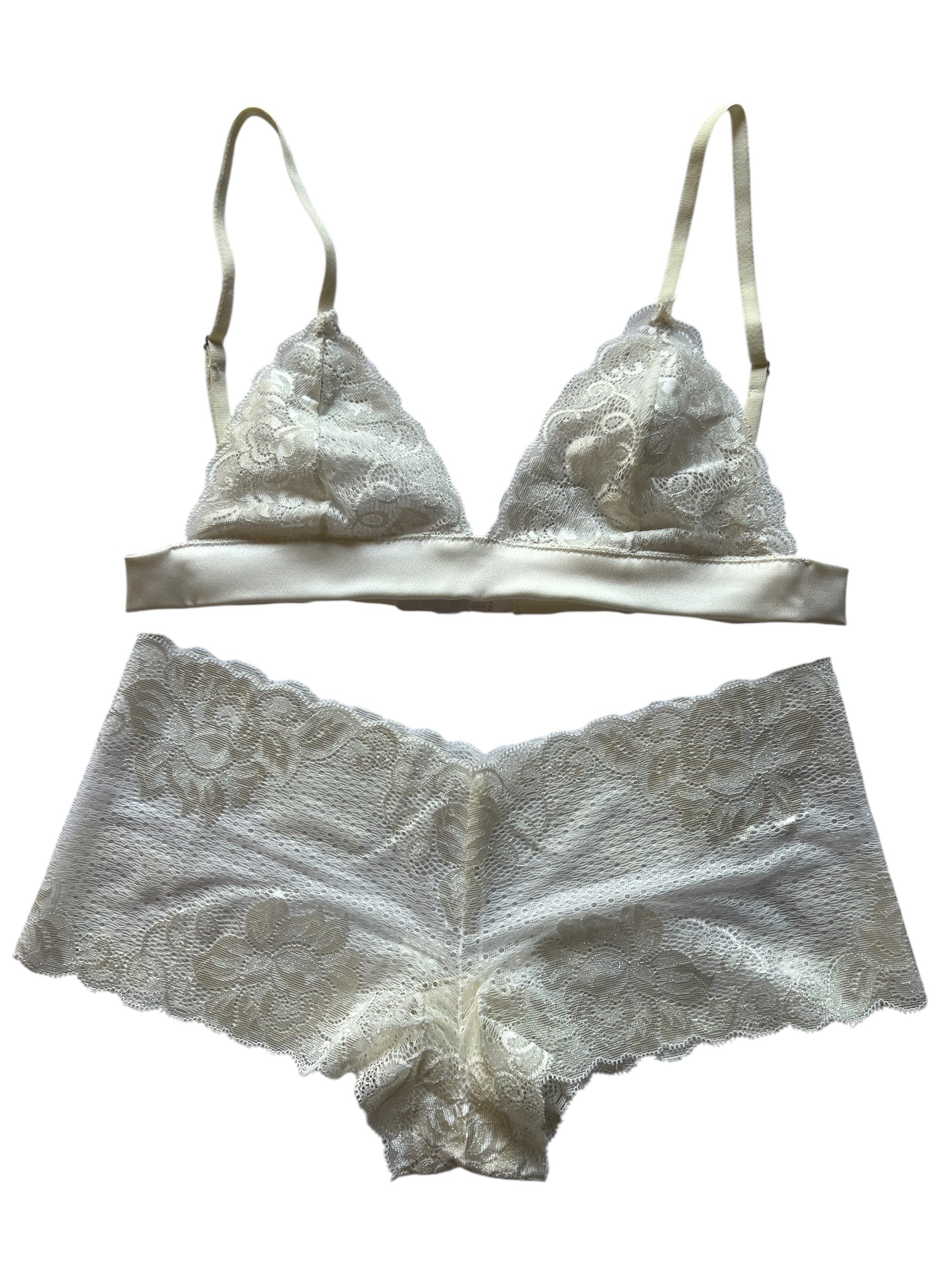 Set Bralette & Panties - White