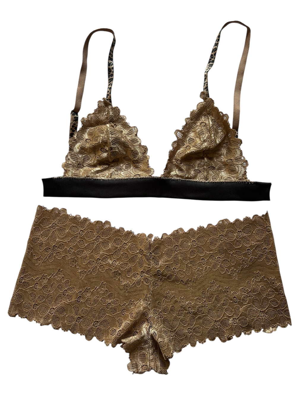 Set Bralette & Panties - Bronze