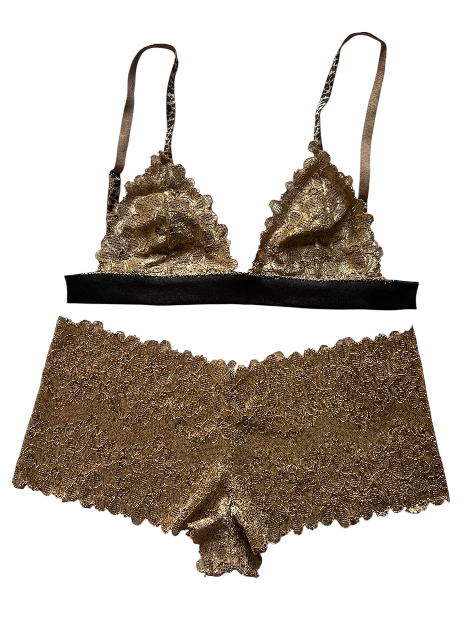 Set Bralette & Panties - Bronze