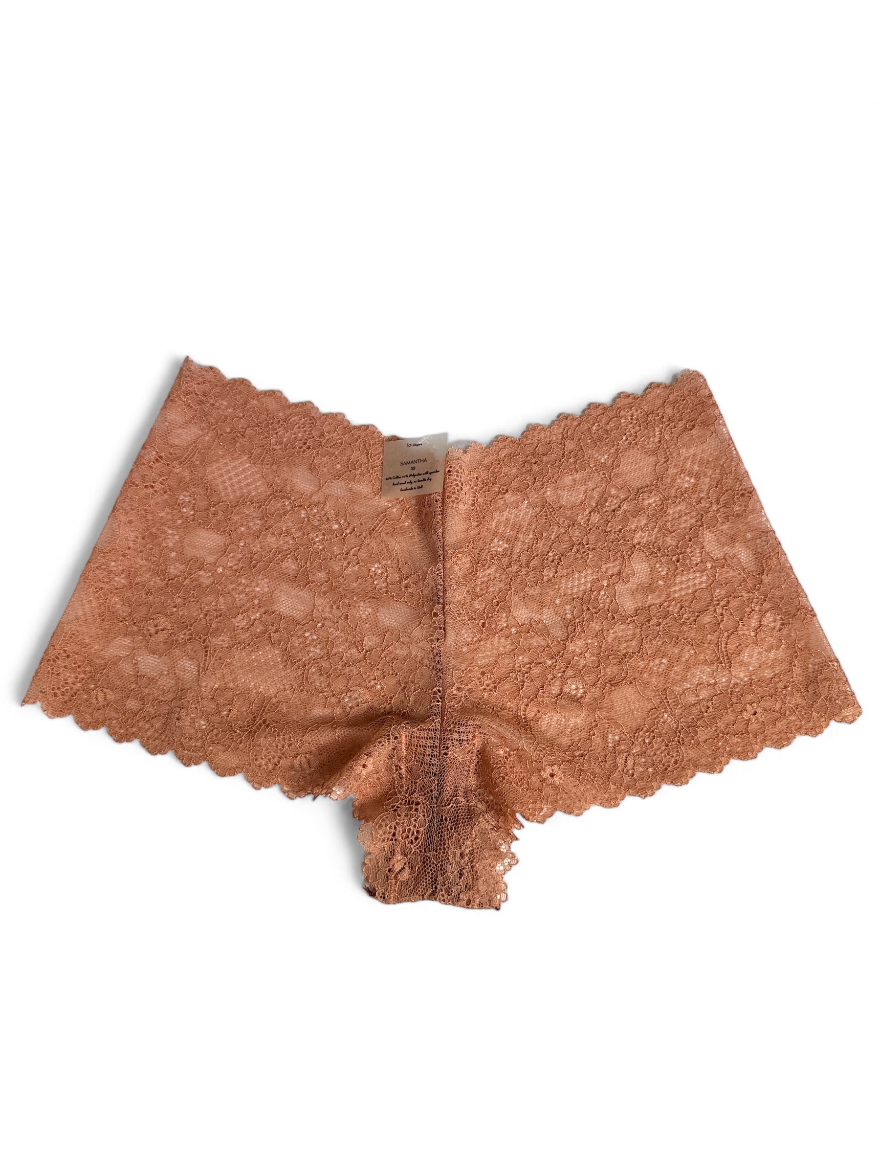 Aurora high waist Panties - Coral