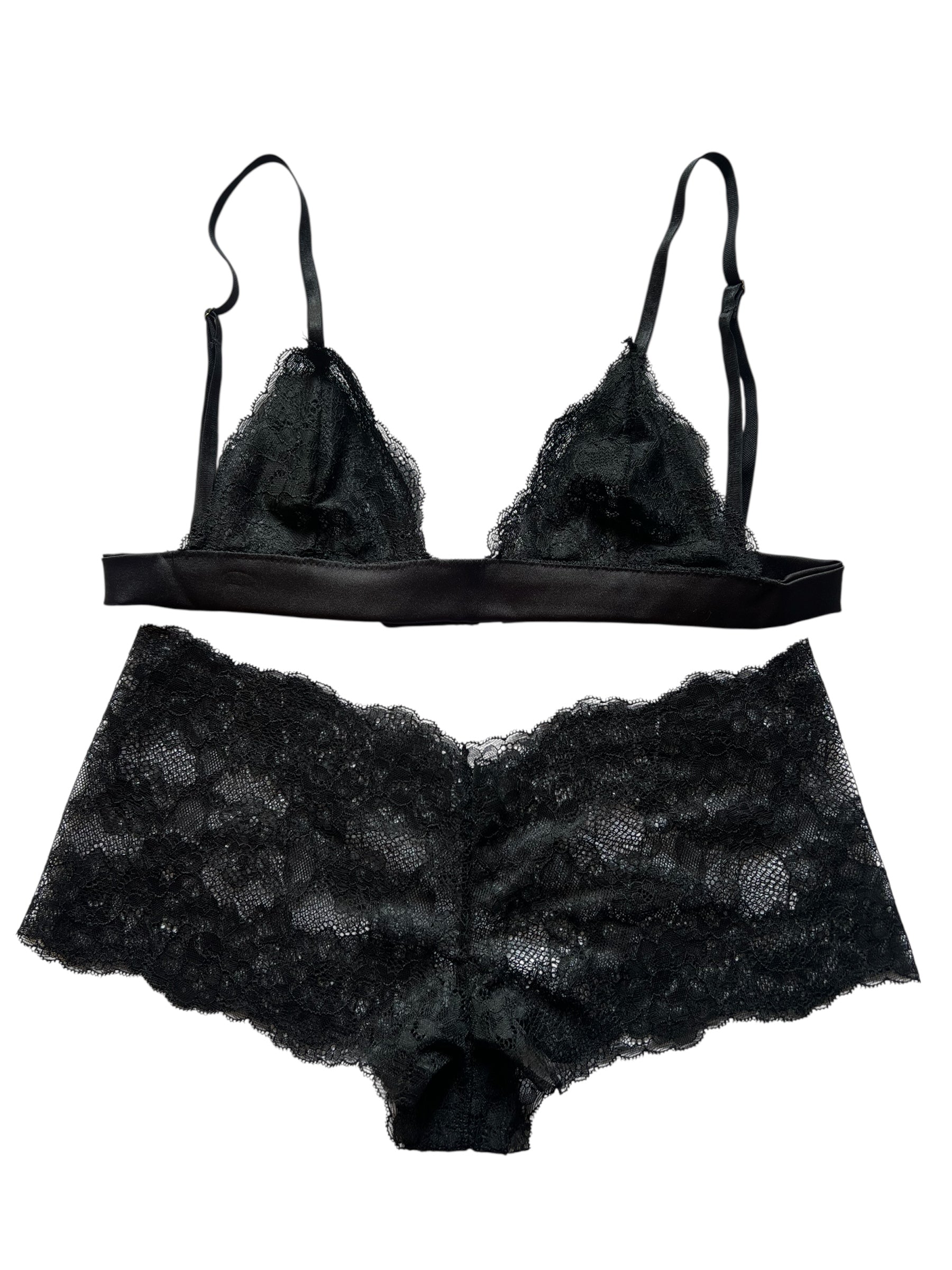 Set Bralette & Panties - Black